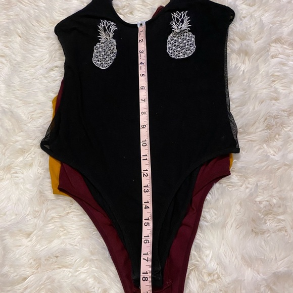 Burgundy V-Neck Top - Picture 13 of 17